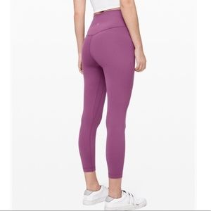 Lululemon Align 25" Vintage Plum Size 8